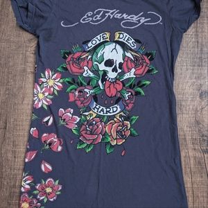Ed Hardy Hollywood t Shirt - Size L VTG